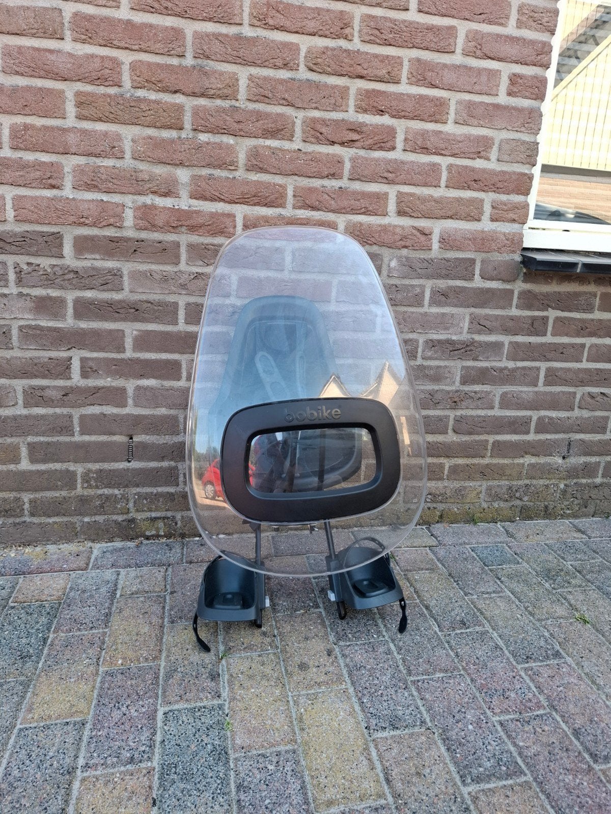 Bobike voorzitje met windscherm, Fietsen en Brommers, Ophalen, Gebruikt, Voorzitje, Bobike