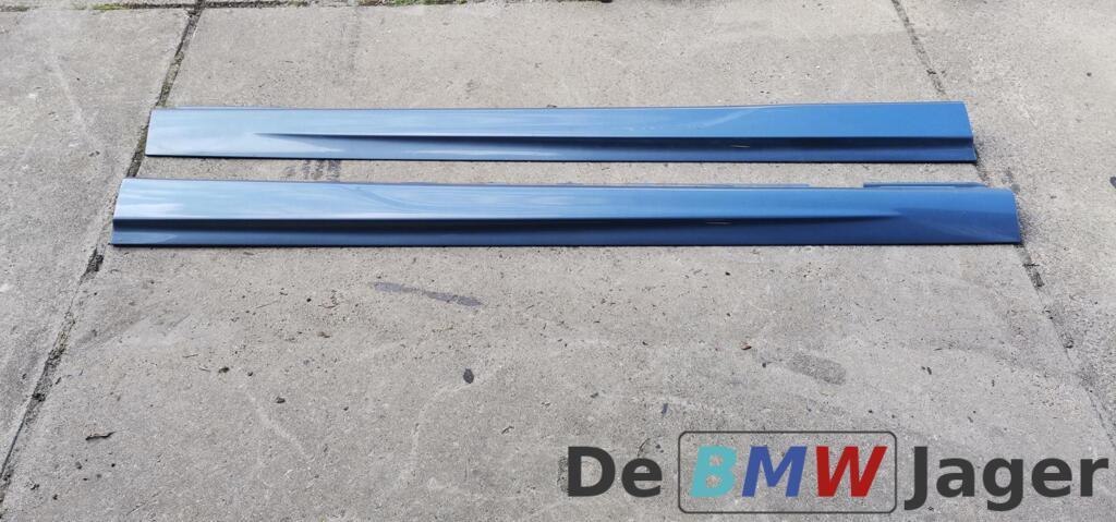 Sideskirt set blauw BMW 3-serie E46 51712492212 51712492211, Auto-onderdelen, Gebruikt, Ophalen of Verzenden, BMW, BMW