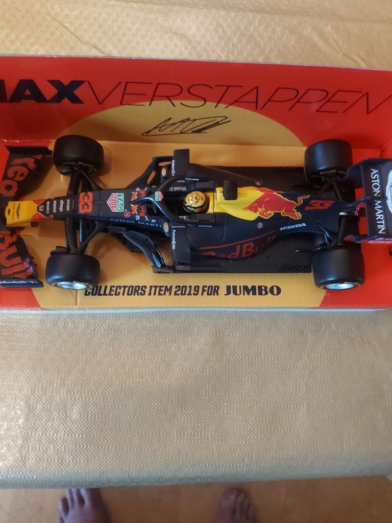 max verstappen auto, Hobby en Vrije tijd, Modelauto's | 1:24, Ophalen of Verzenden, Nieuw, Auto, Bburago