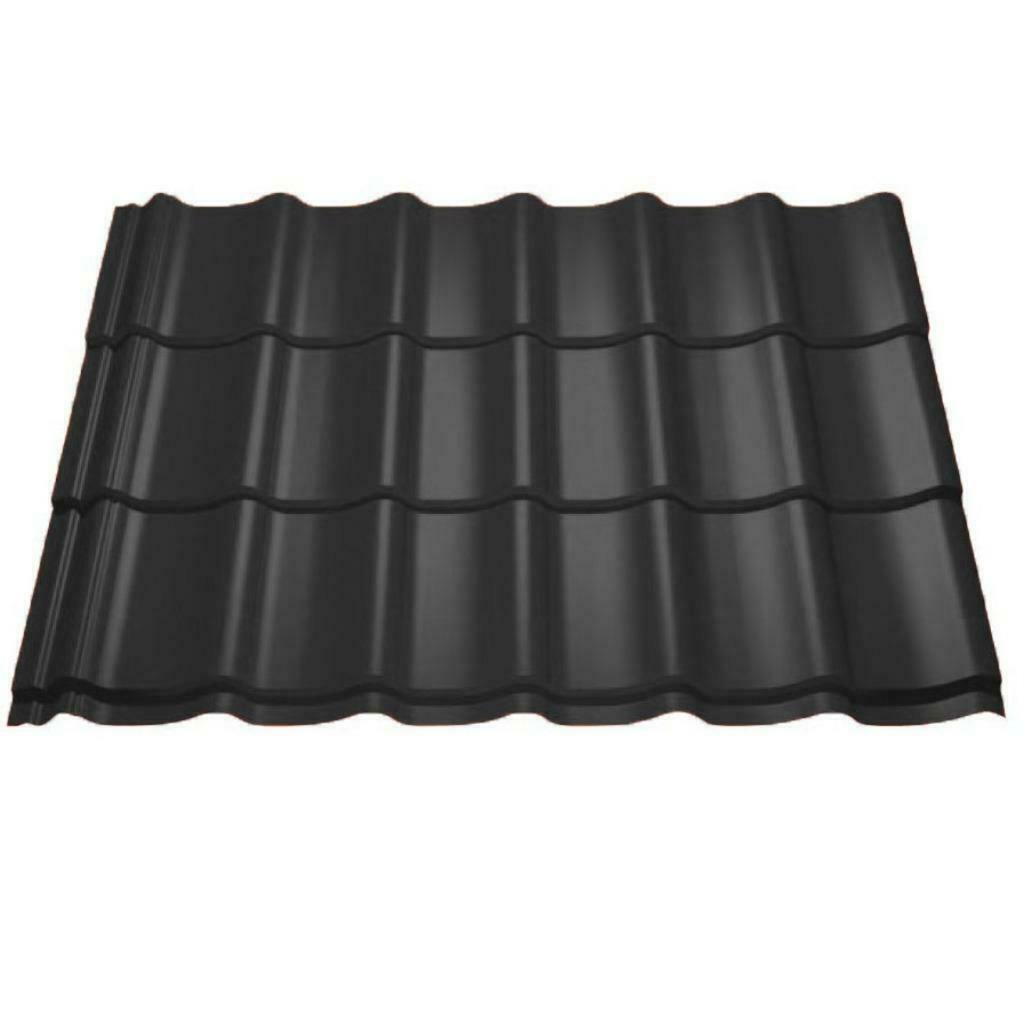 nette dakpanprofielplaat mat zwart. Scherpe prijs!, Doe-het-zelf en Verbouw, Dakpannen en Dakbedekking, Nieuw, Dakpannen, Metaal