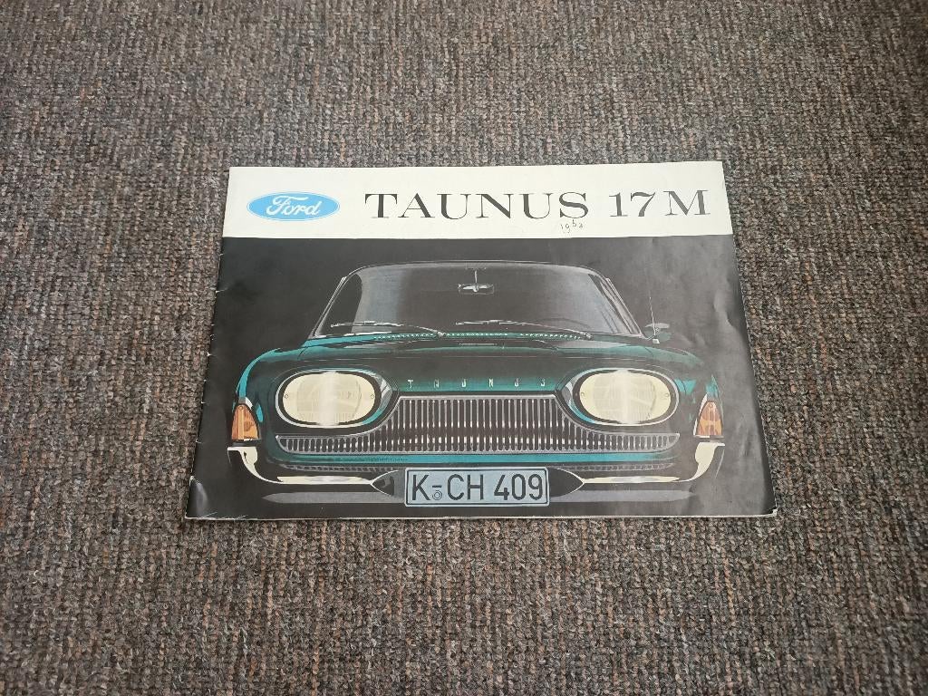 Folder: Ford Taunus 17M (1962) NL, Ophalen of Verzenden, Gelezen, Ford
