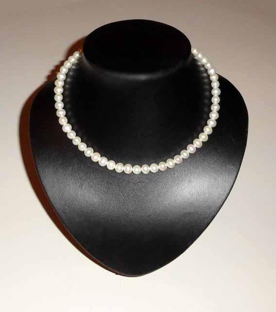 Ketting Parels 925 zilver slotje Parelketting, Ophalen of Verzenden, Nieuw, Zilver, Zilver
