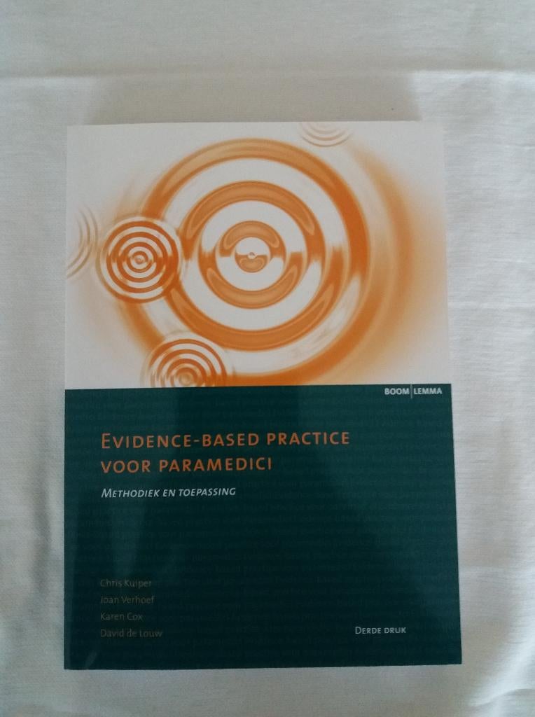 Evidence-based practice voor paramedici., Boeken, Ophalen of Verzenden, Beta, Gelezen, HBO