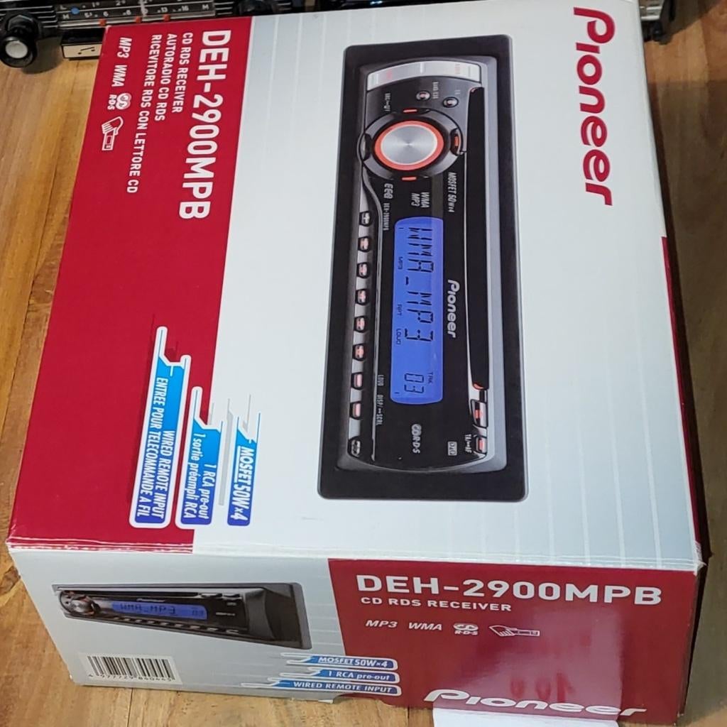 Autoradio Pioneer DEH-2900MPB Auto radio, Ophalen of Verzenden, Nieuw