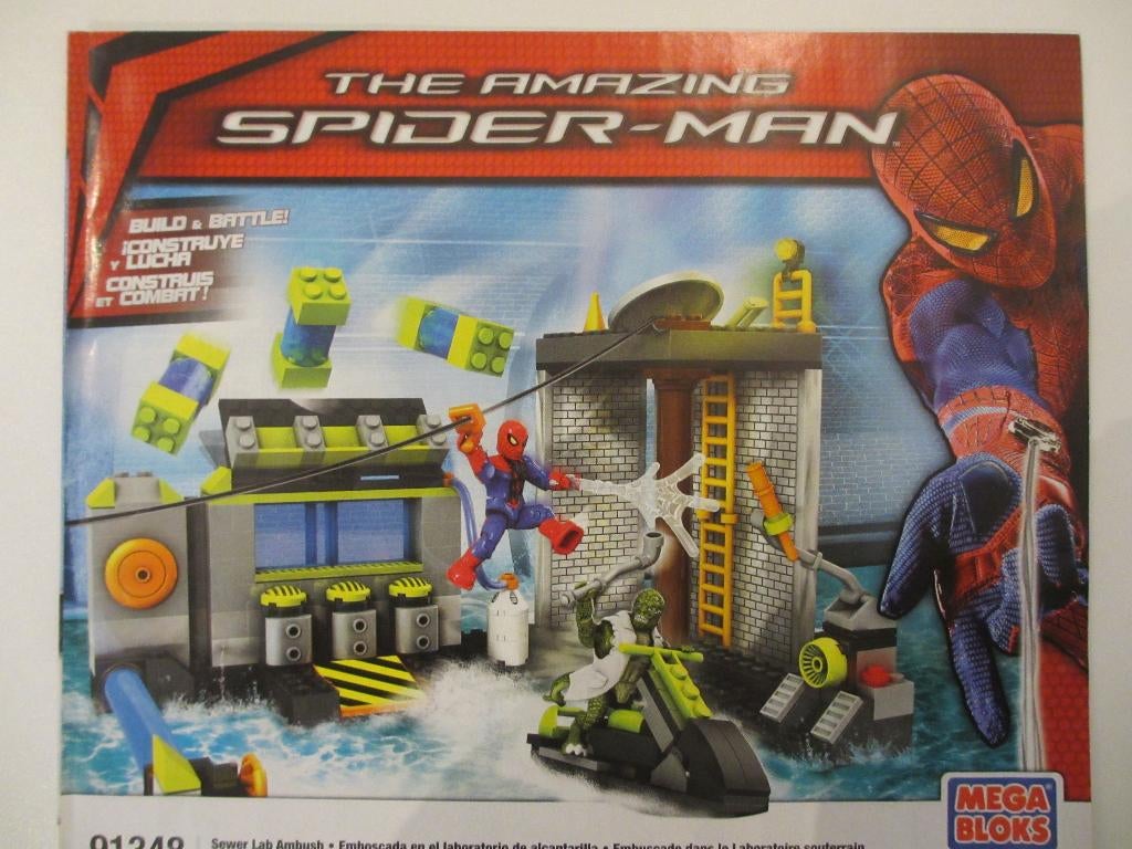 Mega Bloks - Marvel / Amazing Spider-Man serie - set 91348, Kinderen en Baby's, Speelgoed | Bouwstenen, Gebruikt, Megabloks, Ophalen of Verzenden