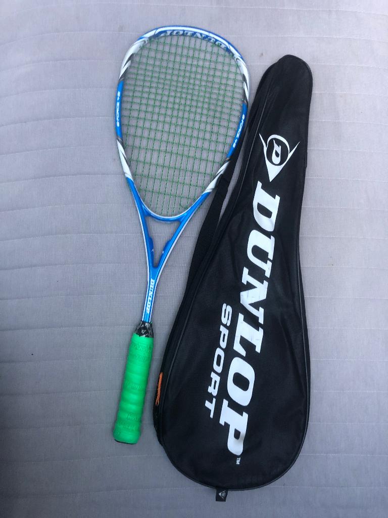 Squash racket Dunlop G-force 45, Ophalen, Zo goed als nieuw, Racket, Met hoes