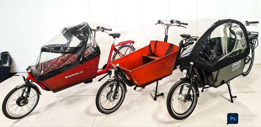 2 wiel Bakfiets ELEKTRISCH NIEUW - Bakfiets nl cargo long, 3 kinderen, Info@azor.nl, Ophalen, Overige merken