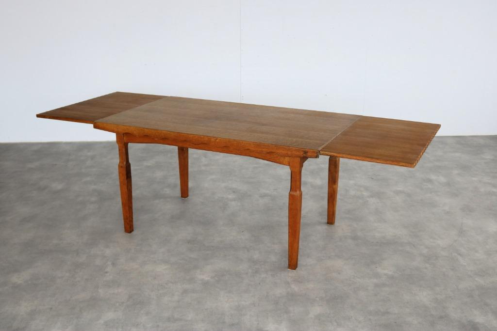 brutalist eettafel | vintage tafel | eiken | Kjaernulf, Gebruikt, 100 tot 150 cm, Eikenhout, Timbeije@hotmail.com