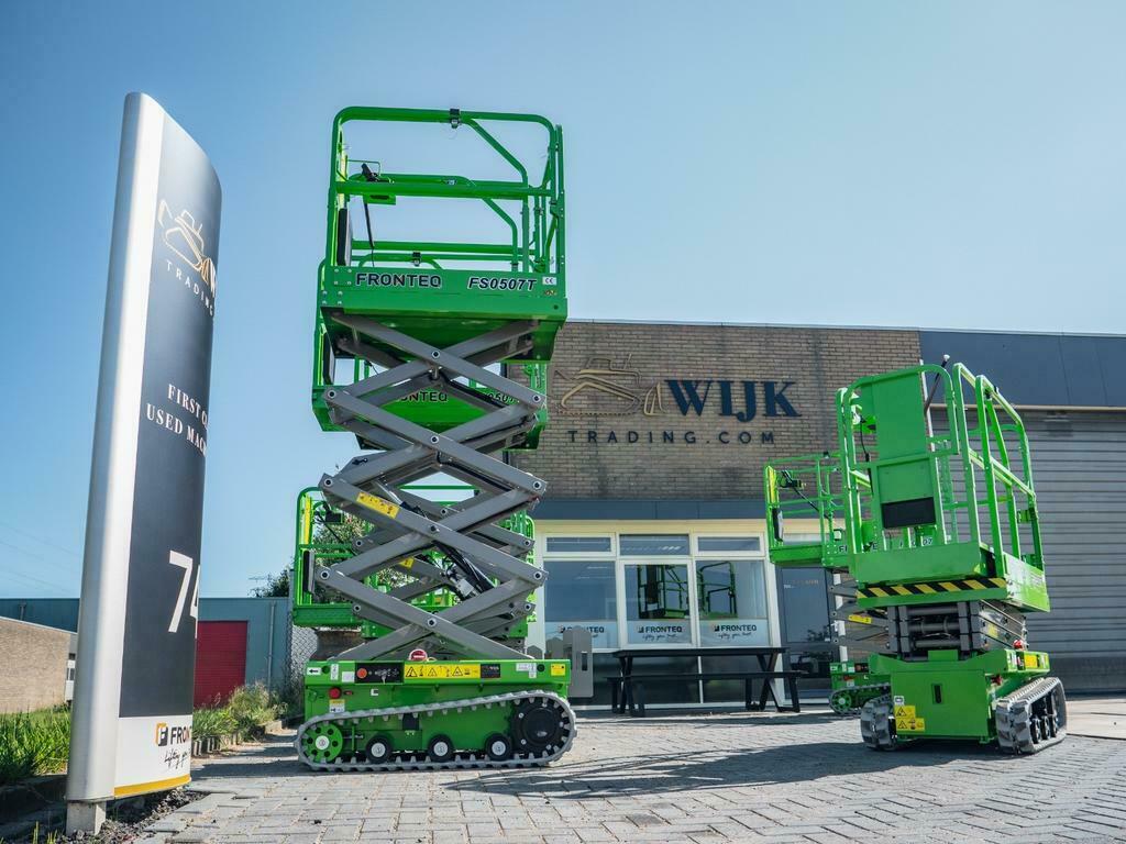 Fronteq 6.70 werkh Rups schaarhoogwerker /rupshoogwerker, Ophalen