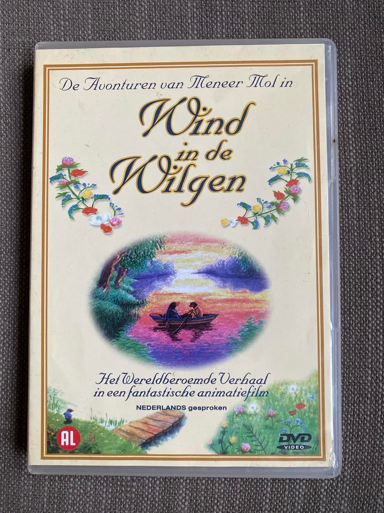 Wind in de Wilgen  - de avonturen van Meneer Mol dvd, Cd's en Dvd's, Avontuur, Alle leeftijden, Ophalen of Verzenden, Zo goed als nieuw