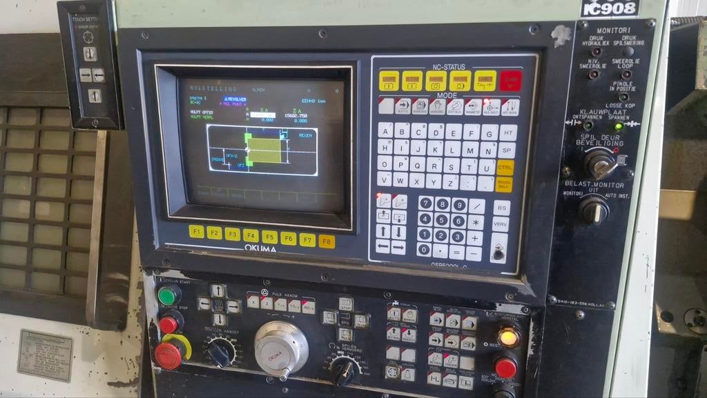 okuma LR10 cnc draaibank, Ophalen