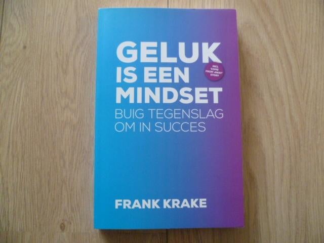 Frank Krake - Geluk is een mindset, Ophalen of Verzenden, Zo goed als nieuw