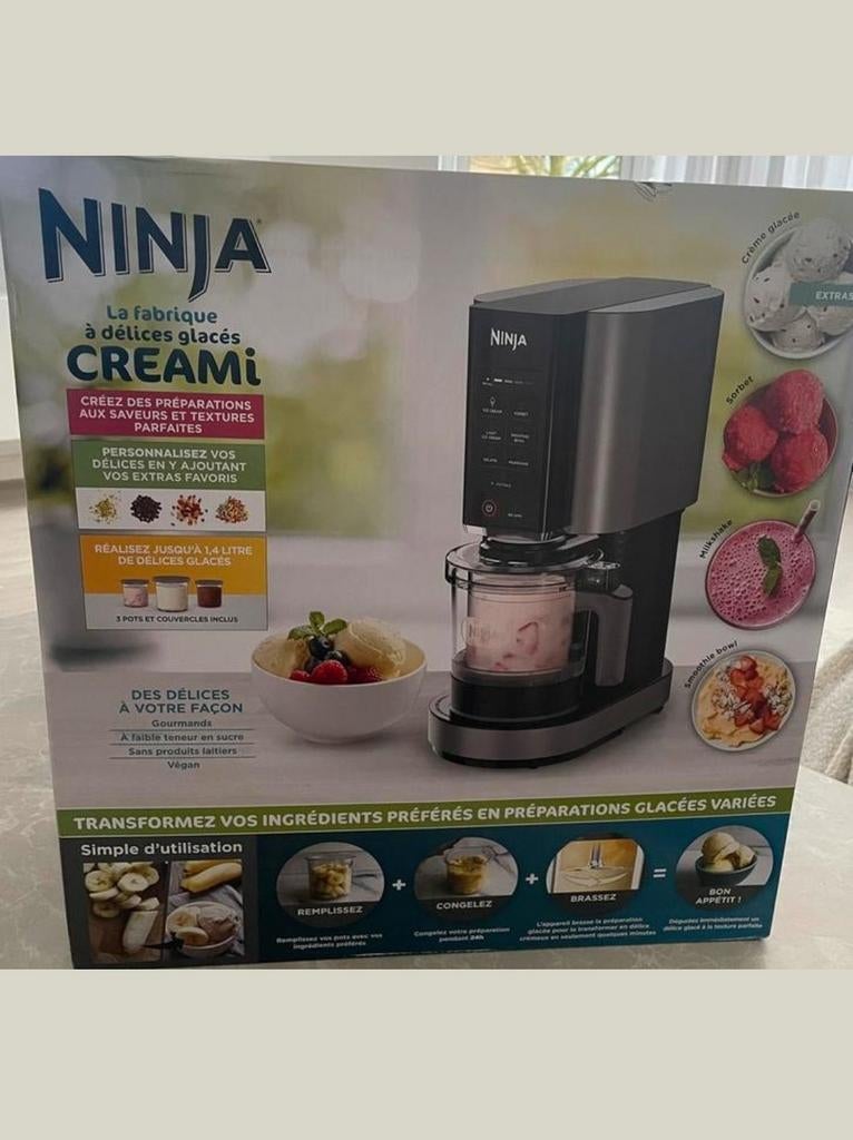 Ninja CreaM i ijsmachine - Nieuw! In doos nooit geopend, Ophalen of Verzenden, Nieuw, Zelfvriezend