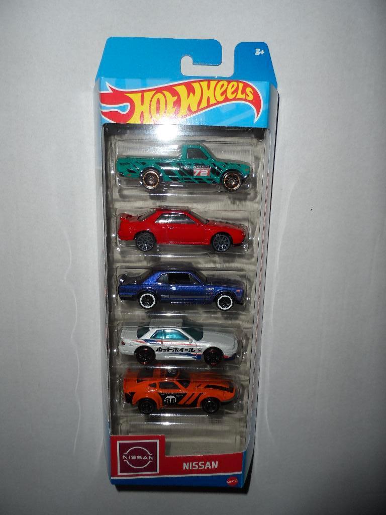 Hot Wheels 5 Pack - Nissan (2023) 1:64 B1, Ophalen of Verzenden, Nieuw, Auto