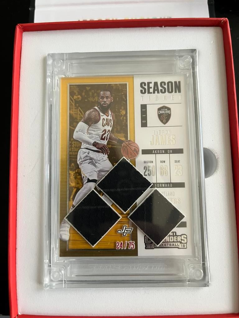NBA jersey fusion patch Lebron James, Ophalen of Verzenden, Nieuw, Plaatje