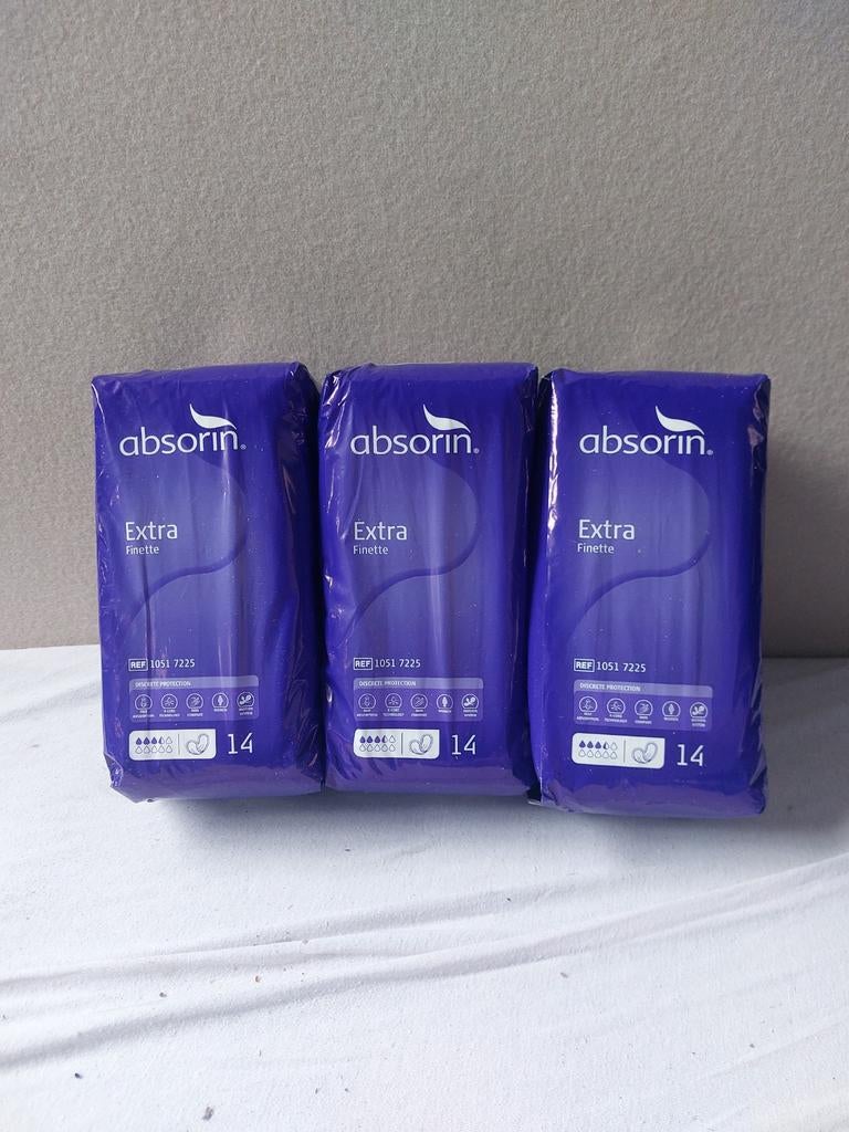 Absorin Extra Pakket - 3 stuks per pak €3,-, Ophalen, Nieuw, Overige typen