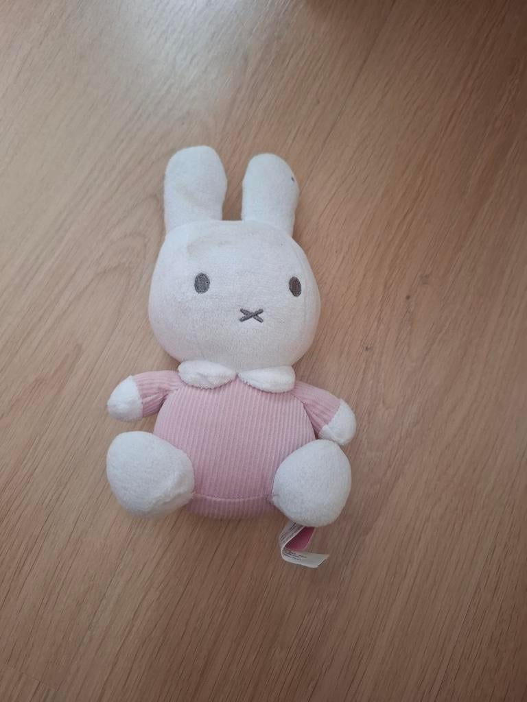 Nijntje Knuffel Pink Baby Rib, Ophalen of Verzenden, Zo goed als nieuw, Konijn