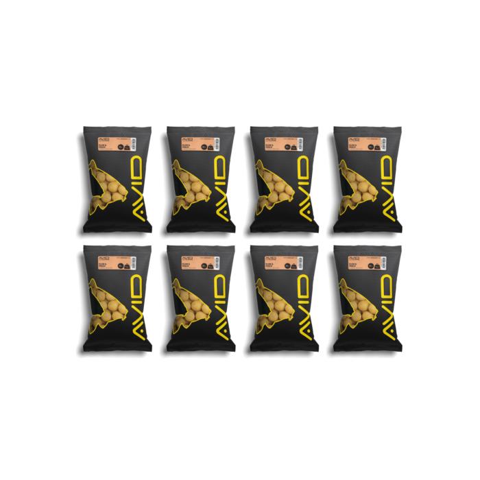 8 PACK | Avid Plum & Peach Boilies 20mm 1kg, Ophalen of Verzenden, Nieuw, Overige typen