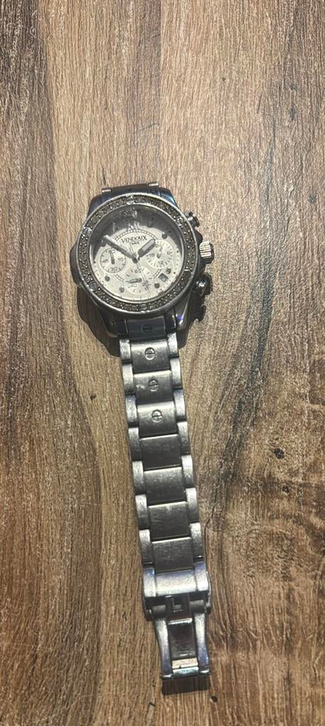 Vendoux horloge, Sieraden, Tassen en Uiterlijk, Horloges | Dames, Overige merken, Staal, Gebruikt, Staal