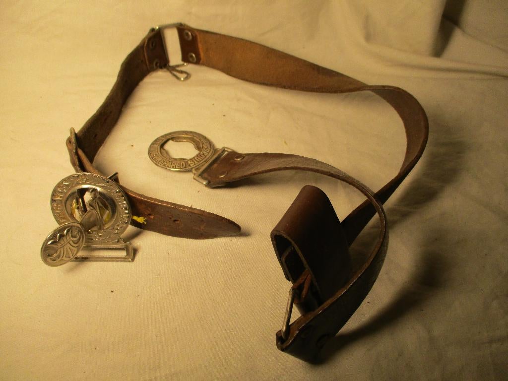 antiek padvinders riem, Verzamelen, Scouting, Ophalen of Verzenden, Zo goed als nieuw, Kleding