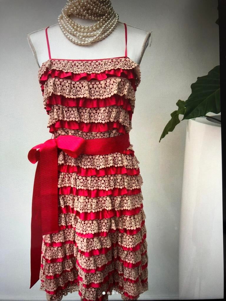 Nieuw Zara Tintoretto jurk roze beige kant m l 38 40, Kleding | Dames, Maat 38/40 (M), Verzenden, Nieuw, Roze