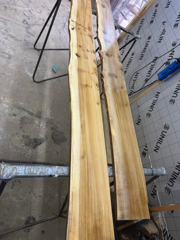 Wandplanken op maat - Eiken, Iepen, Essen, Doe-het-zelf en Verbouw, Hout en Planken, Nieuw, Plank, Eiken, Minder dan 200 cm, 25 tot 50 mm
