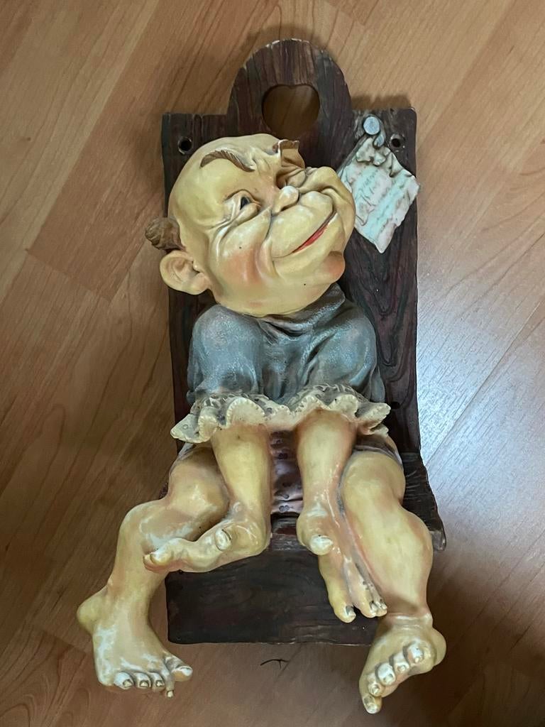 Grappige WC rolhouder - laaf, Ophalen of Verzenden, Zo goed als nieuw, Beeldje of Poppetje