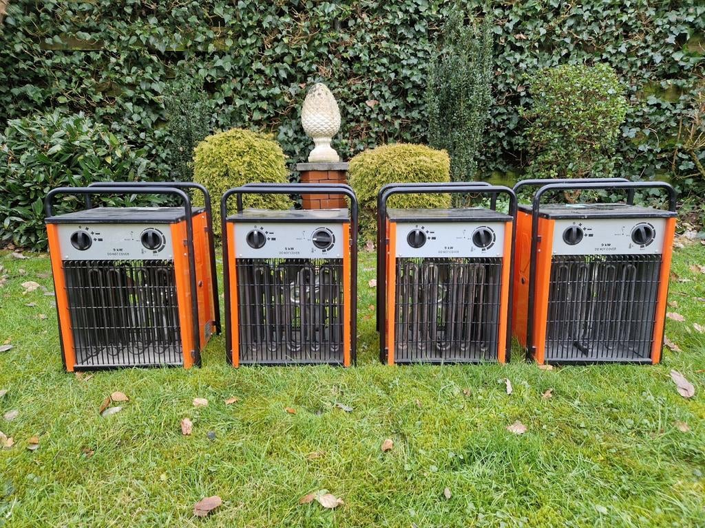 MUNTERS 9kw Elektrische heater verwarming werkplaats kachel, Ophalen of Verzenden, Gebruikt, 800 watt of meer, Kachel