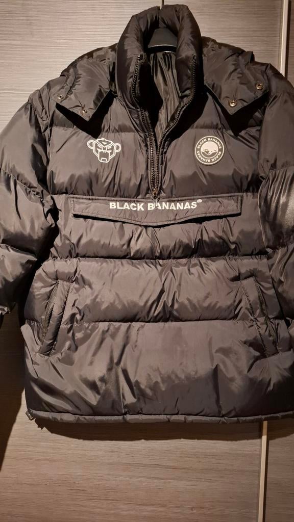 Winter jas black Bananas, Zwart, Maat 56/58 (XL), Ophalen of Verzenden, Zo goed als nieuw