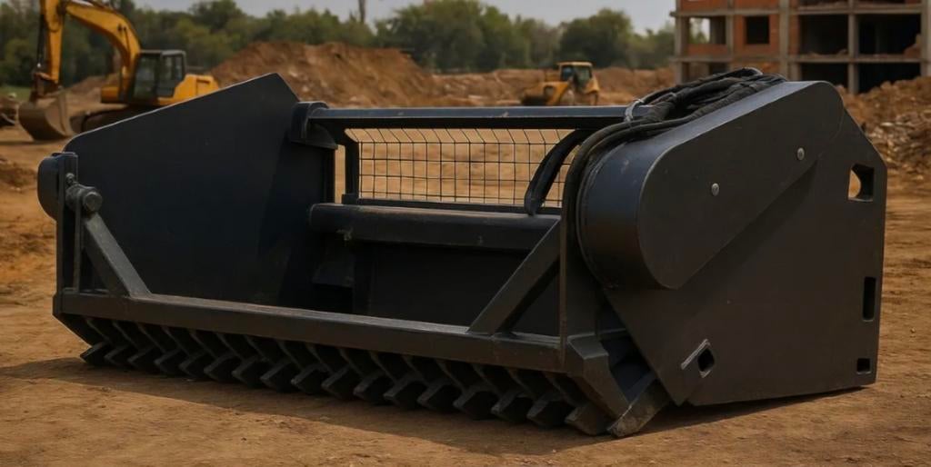 Delfmachine/zeefbak voor bobcat/schranklader, Ophalen, Nieuw