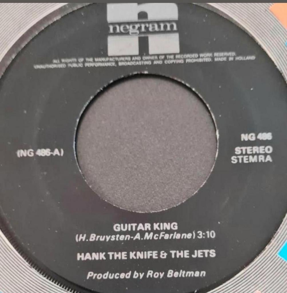 HANK THE KNIFE & THE JETS - GUITAR MAN, Ophalen of Verzenden, Gebruikt, Pop