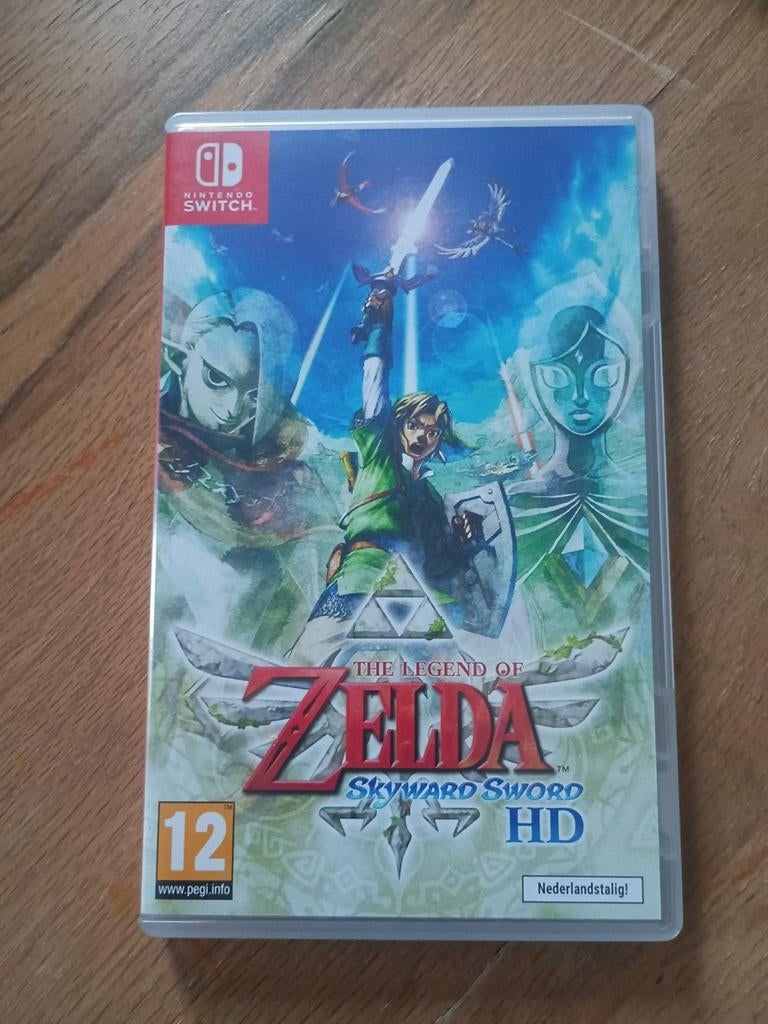 Zelda Skyward Sword Nintendo Switch spel, 1 speler, Zo goed als nieuw, Vanaf 12 jaar, Ophalen