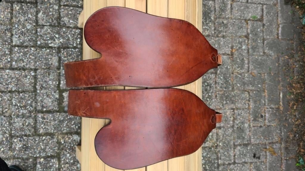 Tweedehands Startrekk Western fenders kort havanna Deuber, Dieren en Toebehoren, Ophalen of Verzenden, Gebruikt, Western