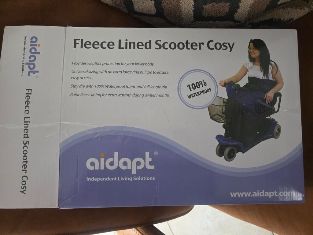 Fleece kleed scootmobiel, Ophalen of Verzenden