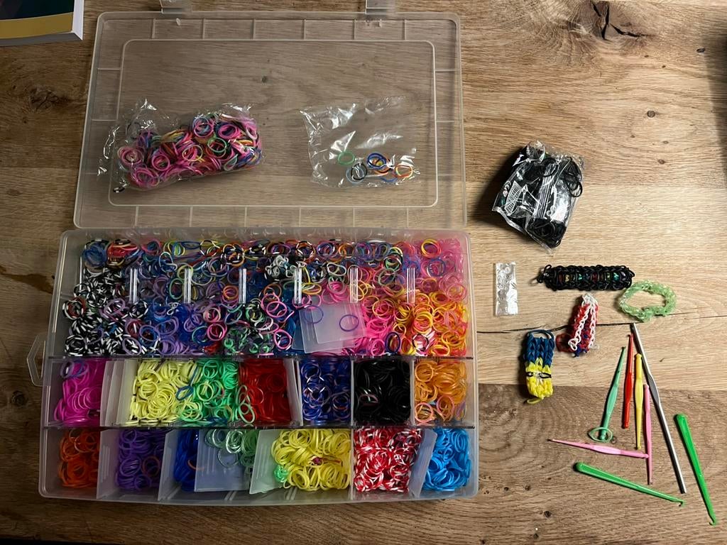 Loom stiekenset, Ophalen of Verzenden, Gebruikt, Kraal