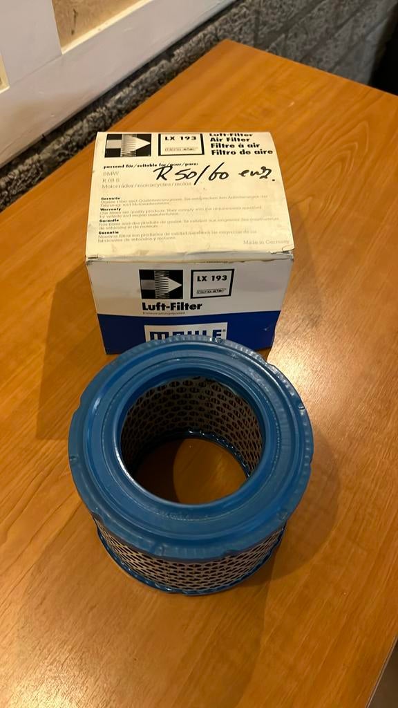 Luchtfilter Mahle LX193 voor diverse oudere BMW’s., Ophalen of Verzenden, Nieuw
