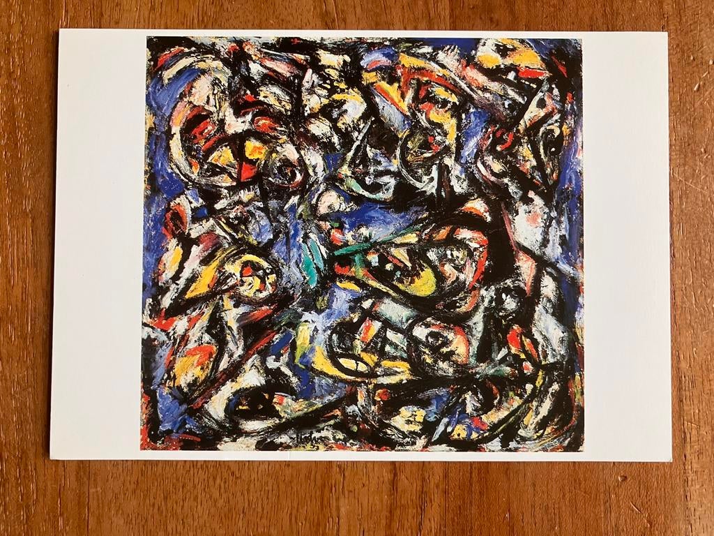 Theo Wolvecamp - Compositie 0.8, Ophalen of Verzenden, 1980 tot heden, Ongelopen, Sterren en Beroemdheden