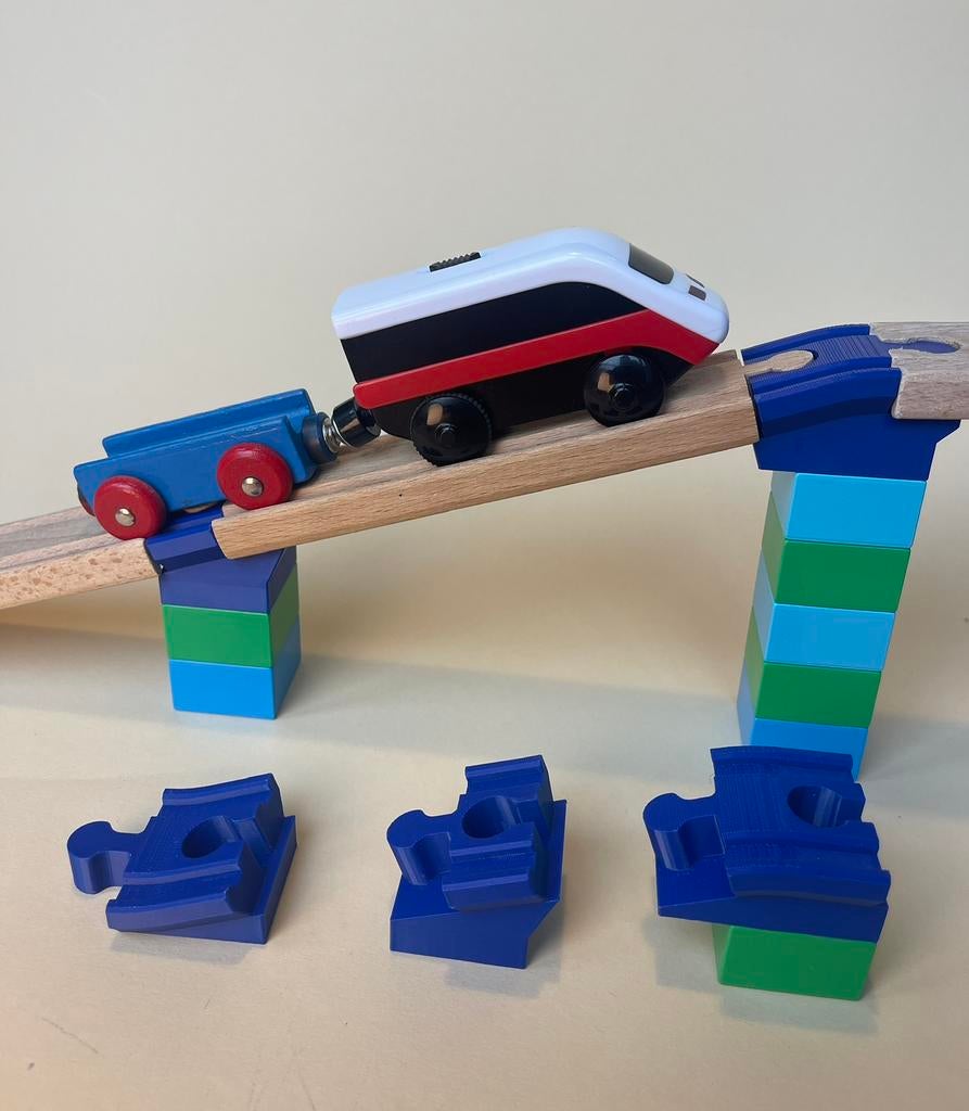 Duplo houten trein adapters, Kinderen en Baby's, Speelgoed | Bouwstenen, Ophalen of Verzenden, Nieuw