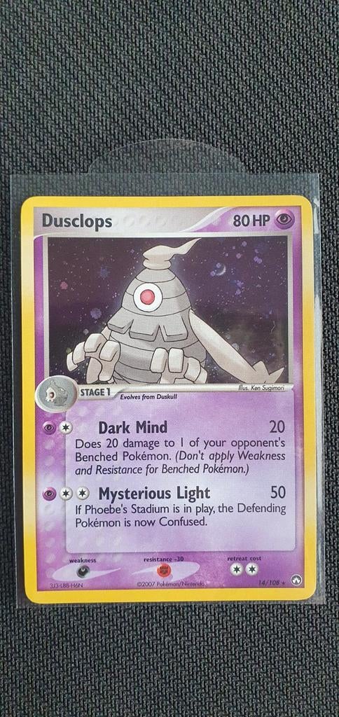 Dusclops 14/108 Holo, Hobby en Vrije tijd, Verzamelkaartspellen | Pokémon, Ophalen of Verzenden
