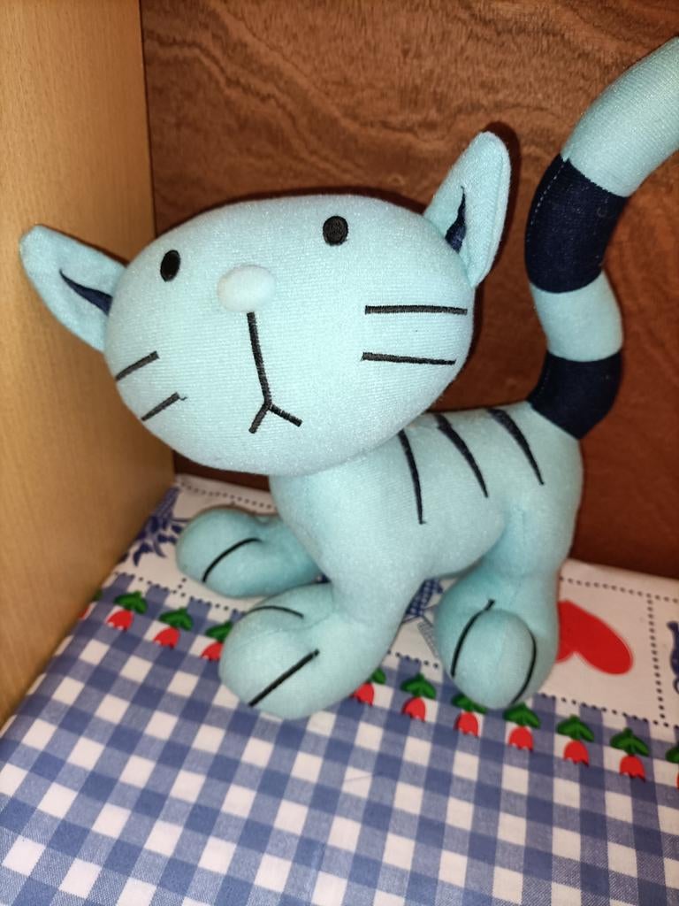 Titus knuffel. Kat van Bob de Bouwer 25 cm x 20 cm, Kinderen en Baby's, Speelgoed | Knuffels en Pluche, Ophalen of Verzenden, Zo goed als nieuw