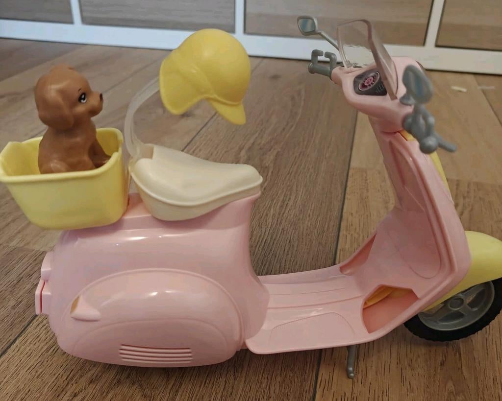 Barbie Vespa scooter, Ophalen, Gebruikt
