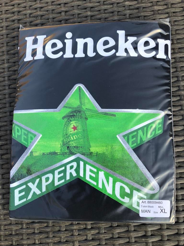 Heineken T-shirt  “experience” (maat XL), Verzamelen, Biermerken, Ophalen of Verzenden, Nieuw, Kleding, Heineken