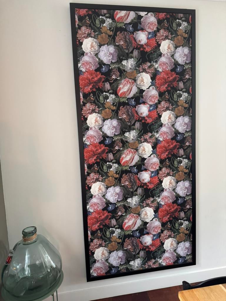 Grote stalen lijst voor decoratie, Ophalen