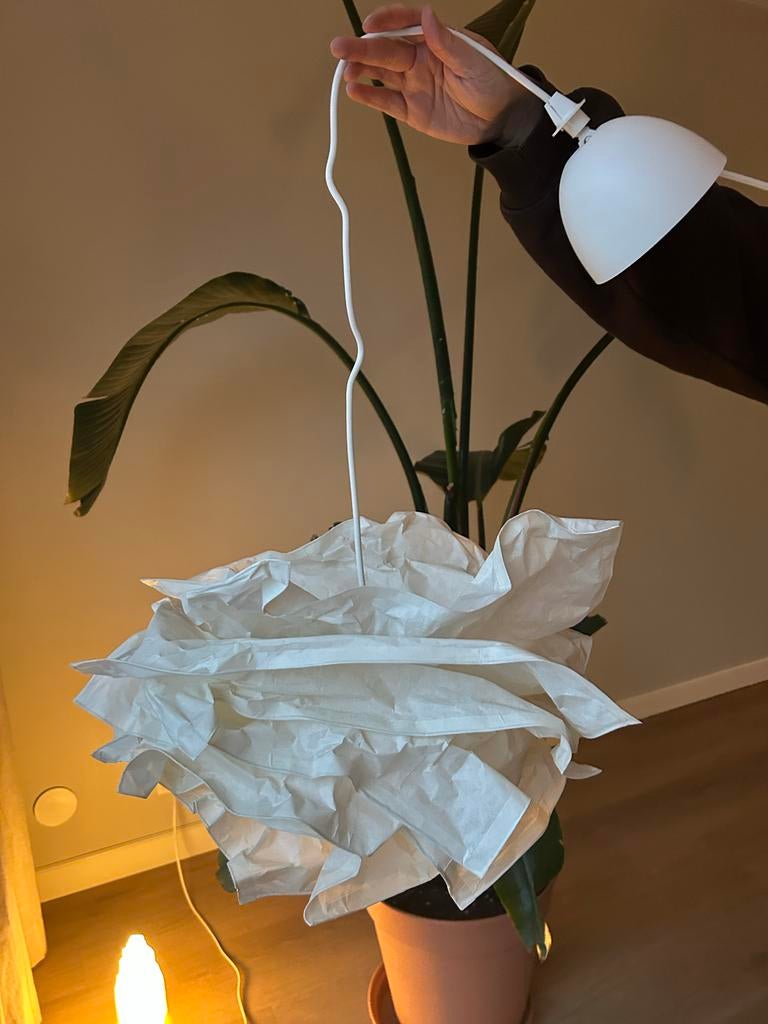Krusning IKEA Hanglamp - Mooie decoratie, Ophalen, Zo goed als nieuw, Stof, Minder dan 50 cm