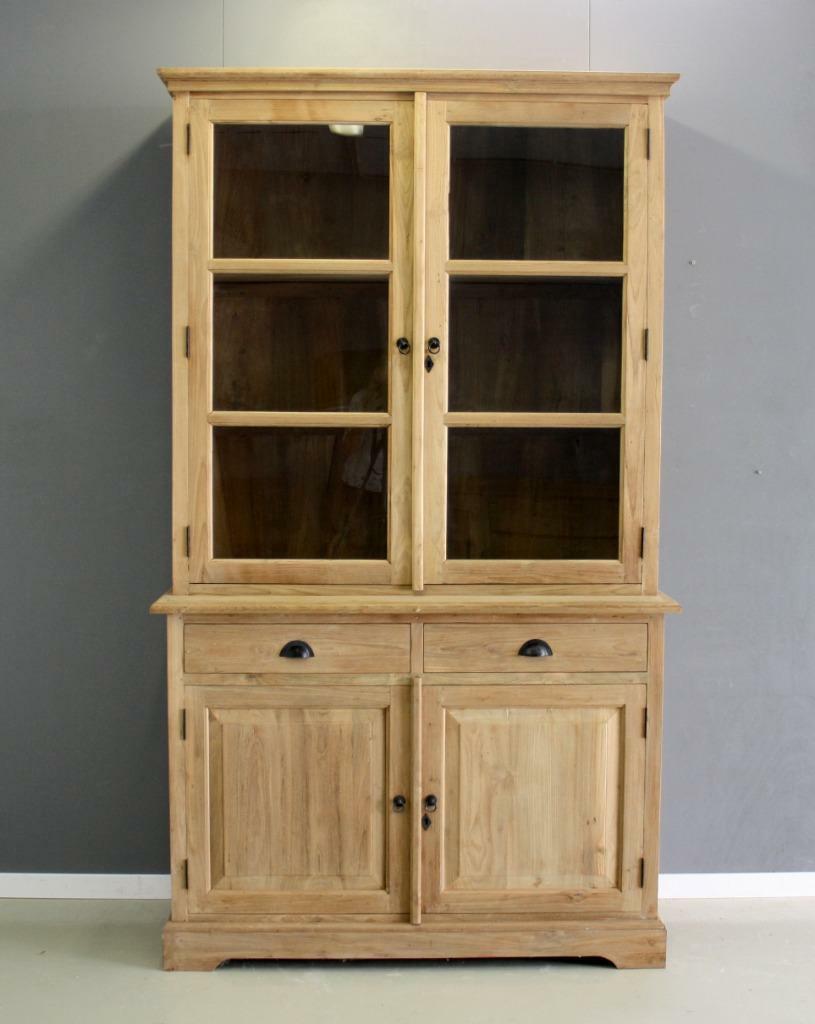 Buffetkast van recycle teakhout, 127cm breed; Indoteak, 200 cm of meer, Teakhout, Nieuw, Ophalen of Verzenden