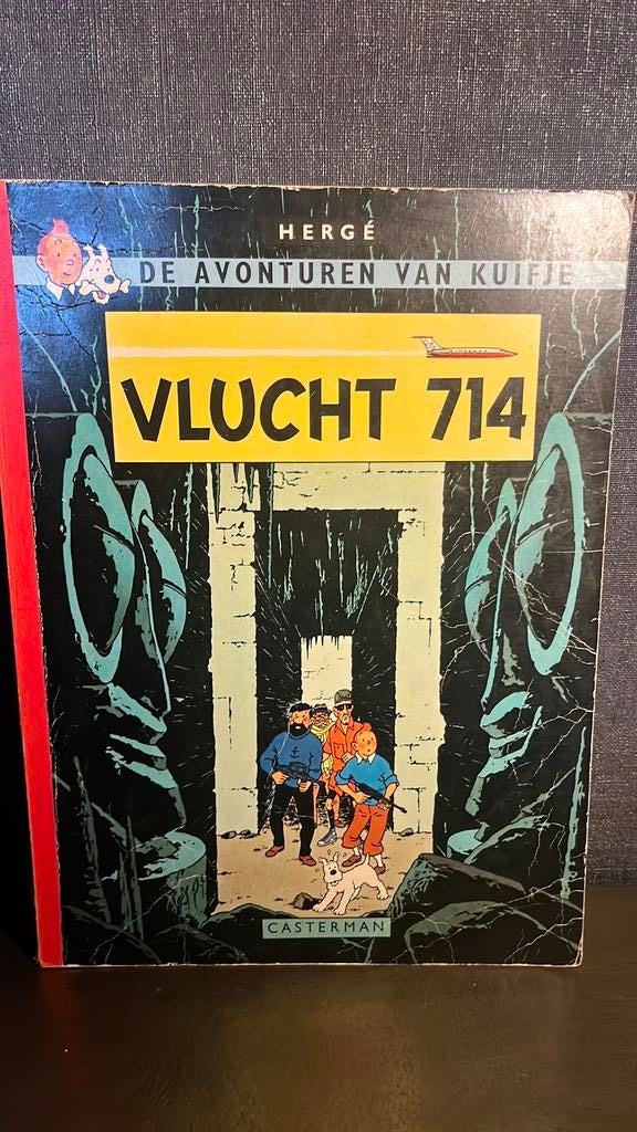 Kuifje *Vlucht 714, Boeken, Stripboeken, Eén stripboek, Ophalen of Verzenden, Gelezen