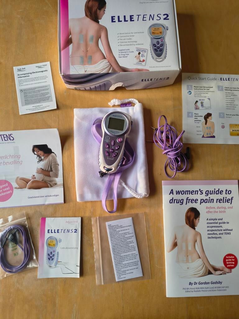 Elle tens 2 baby tens voor chronische pijnklachten/bevalling, Ophalen of Verzenden, Zo goed als nieuw