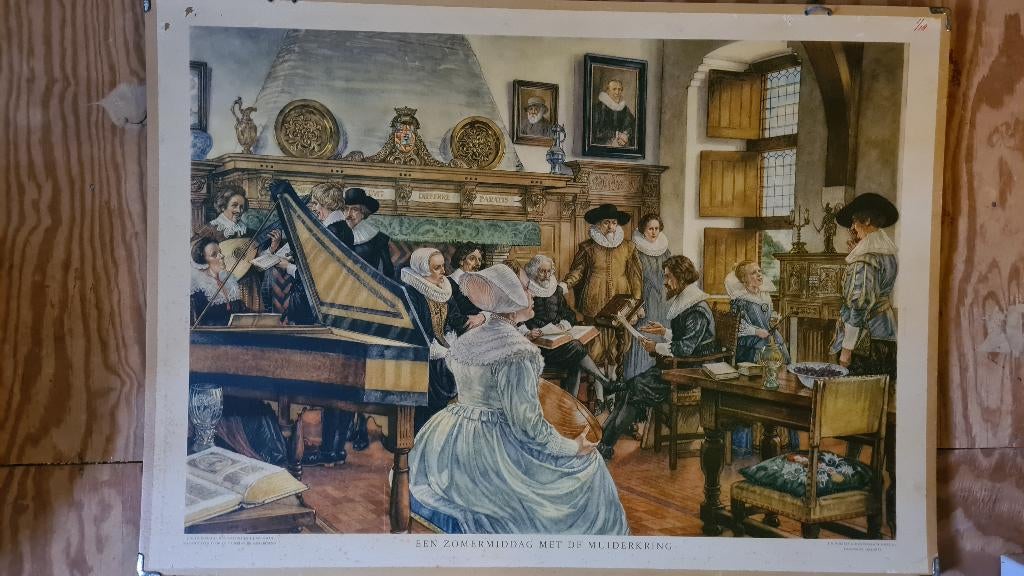 Isings schoolplaat, Ophalen of Verzenden, Geschiedenis