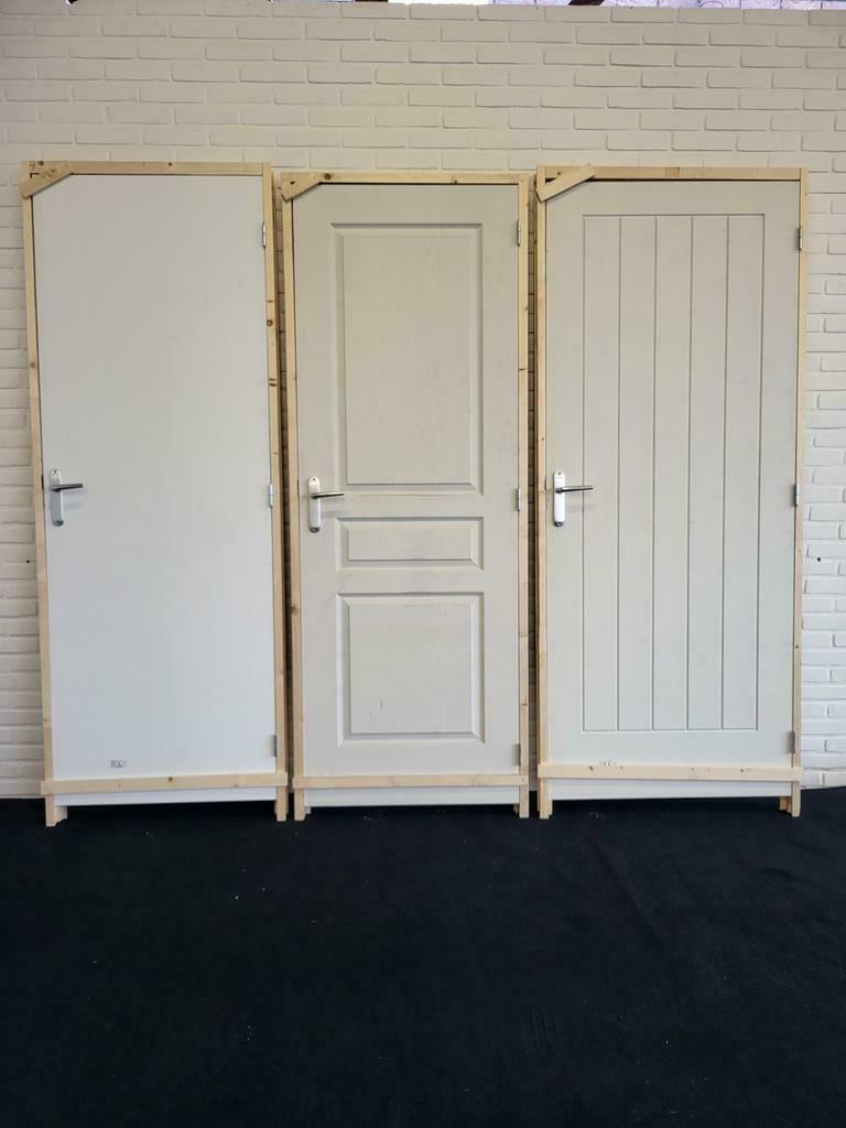 Nieuwe paneeldeur + kozijn / Stompe binnendeur / stalen deur, Ophalen, 80 tot 100 cm, Binnendeur, Nieuw