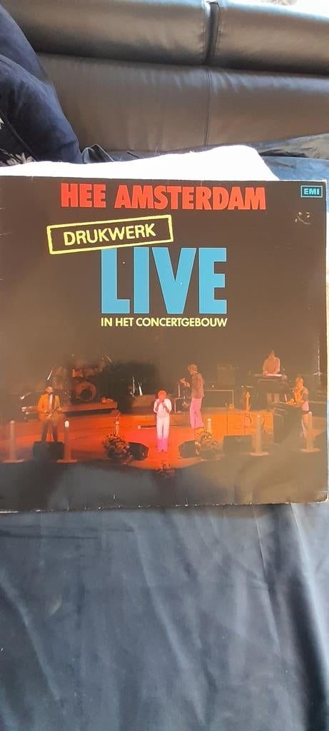 Lp van Drukwerk Hee Amsterdam, Cd's en Dvd's, Vinyl | Nederlandstalig, Ophalen, Zo goed als nieuw, 12 inch, Levenslied of Smartlap